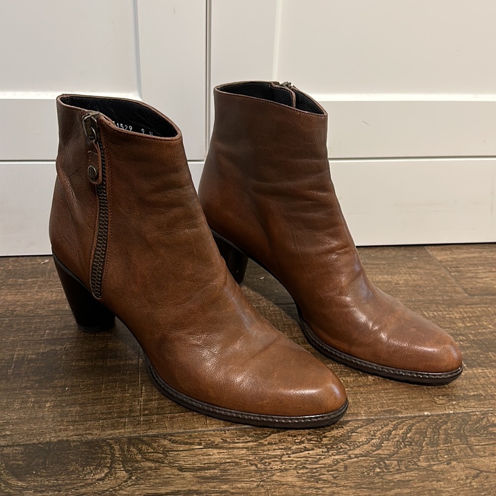 Stuart Weitzman Leather Booties